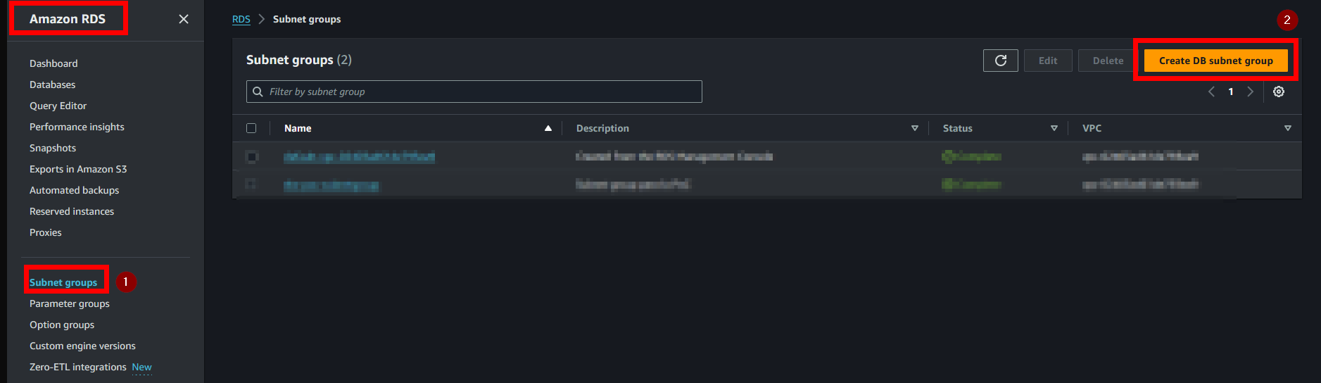 Kubernetes en AWS (EKS): 5. Creando el RDS (base de datos) y probando ...